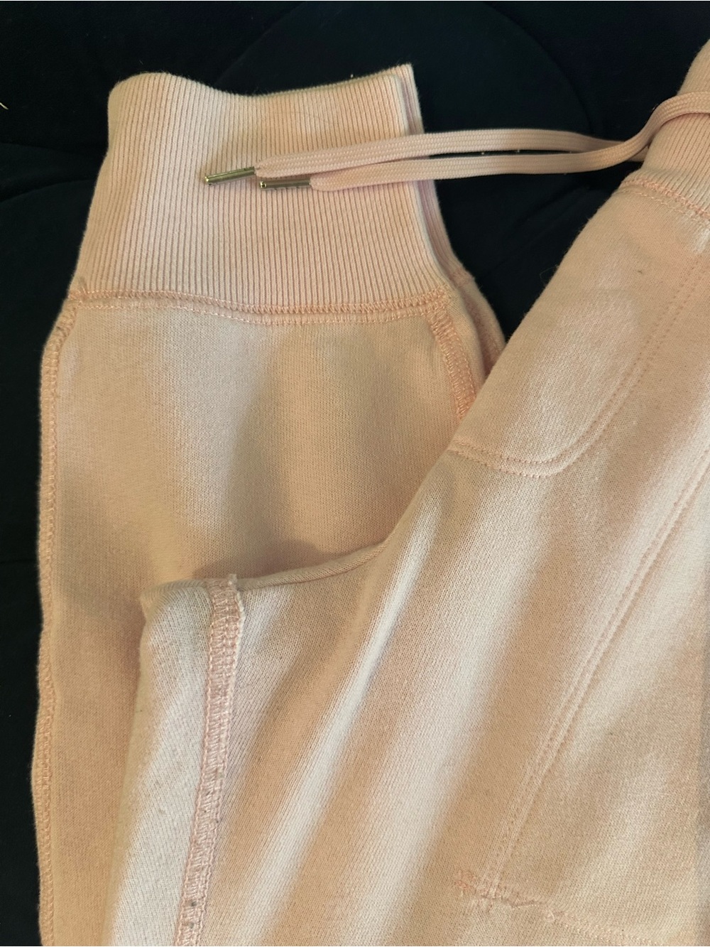 Ralph Lauren Light Pink Fleece Jogger Sweatpants - Picture 5 of 10